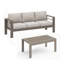 Ensemble de canapé de patio 3 places toutes saisons avec coussins moelleux et table assortie-1700214982