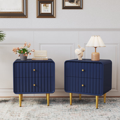  19.6'' W Modern Nightstand（set of 2）