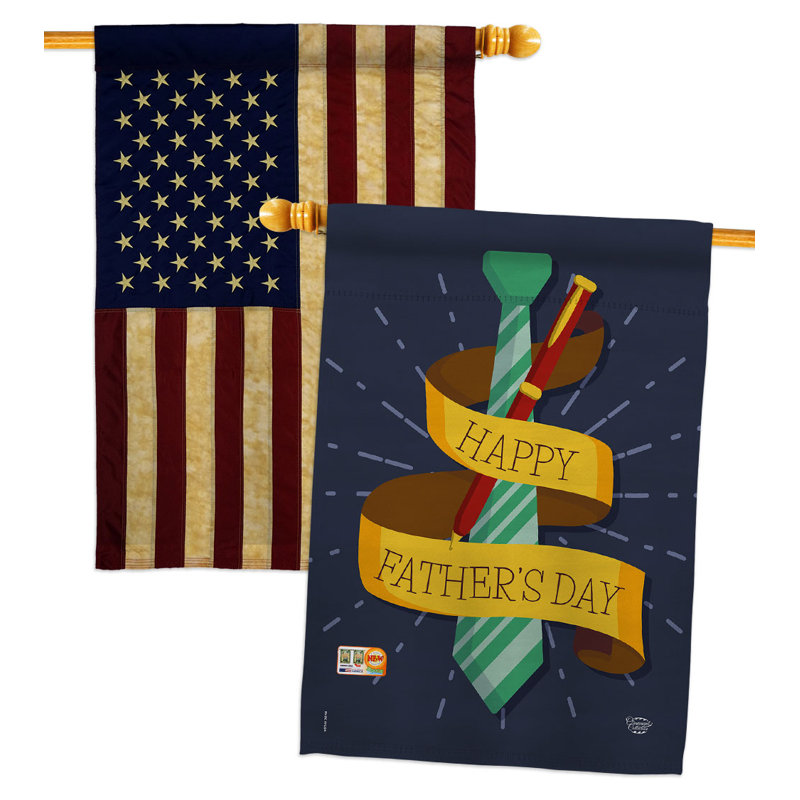 Drapeau de maison en polyester à 2 côtés 40 x 28 po Home Decor