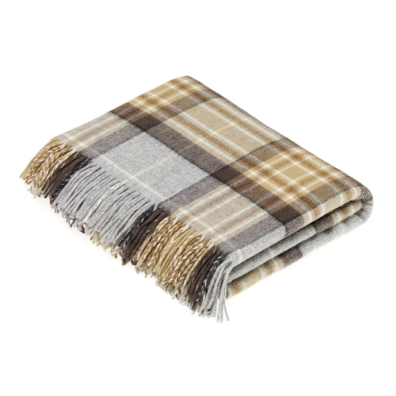 Tartan Hand Woven Throw Blanket