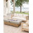 48" Iron Fire Pit Table With Wood Grain