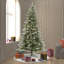 Frosted Balsam Fir Artificial Christmas Tree with Multicolored Dura-lit® LED Lights-1237679079