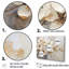 Minimalisme beige - Ensemble d'art mural sur toile violettes-107766840-107766841