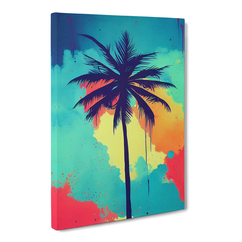 Palm Tree Vol.2 - Wrapped Canvas, 50cm H x 35cm W x 3cm D