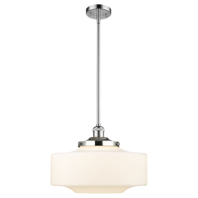 Franklin Restoration - Bridgeton - 1 Light  Stem Hung Mini Pendant - LED Bulb - Shade