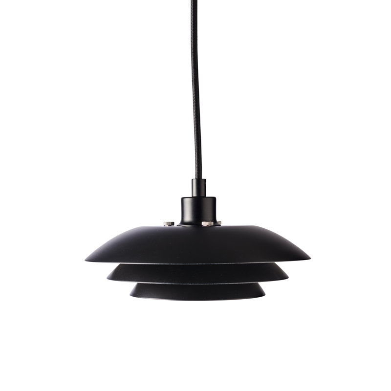 1 - Light Geometric Pendant, Black