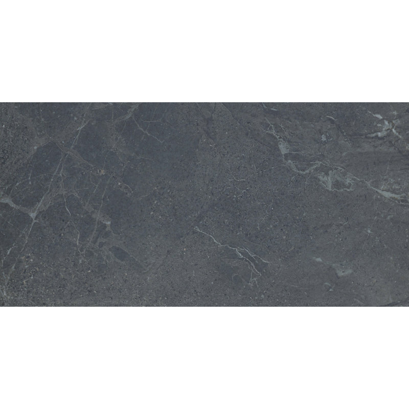Terramor Grigio 24 In. X 47 In. Honed Porcelain Floor And Wall Tile (15.5 Sq. Ft./Case), Nero