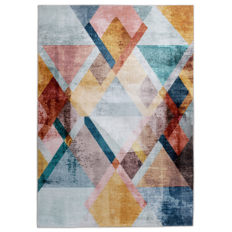 Geometric Area Rug, Rectangle 190 x 290cm