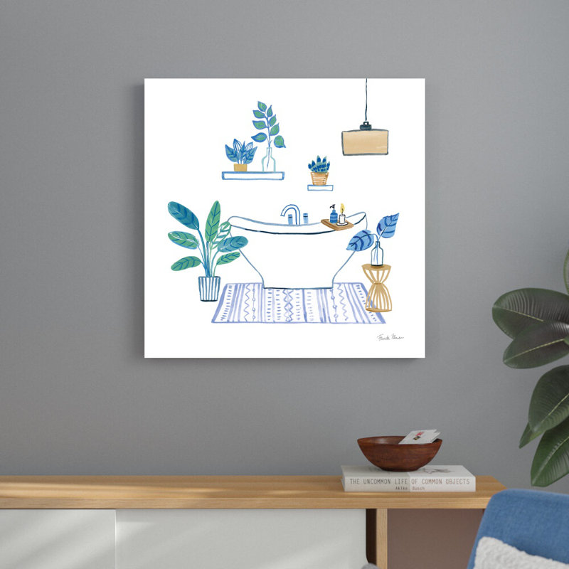 «Relax II Tan» par Farida Zaman, reproduction d'art sur toile tendue, H 30 po x l 30 po