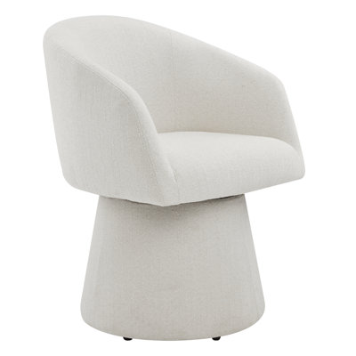 Fauteuil demi-tonneau pivotant en chenille de 24,4 po Kyo 
