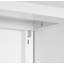 Support d'imprimante mobile en métal avec rangement - Tablette réglable, armoire avec porte et roulettes | Classeur pour petits bureaux à domicile