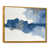 Toile avec cadre flottant or