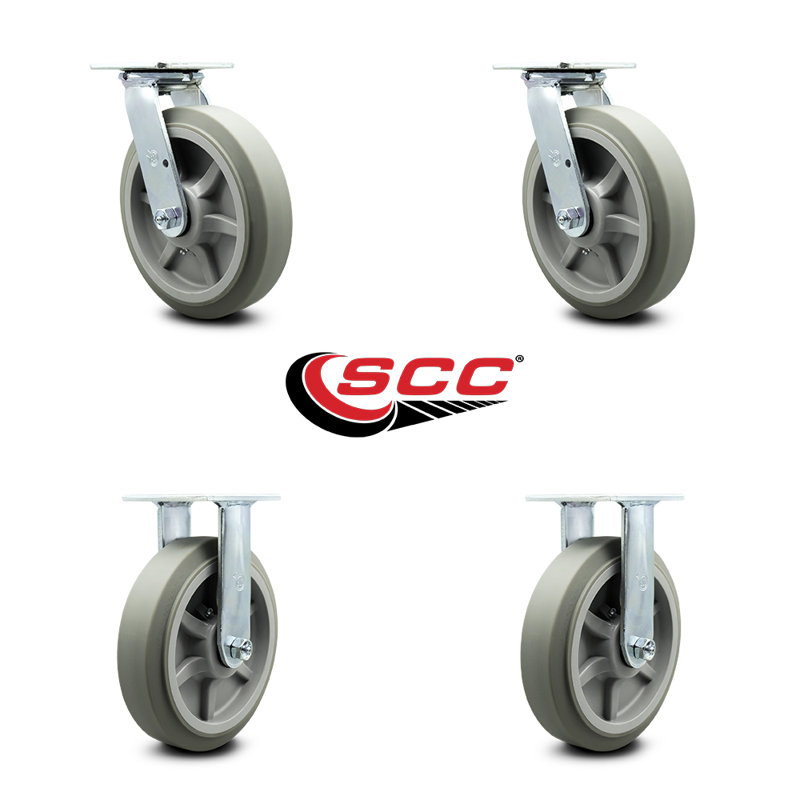 4-Piece Rubbermaid Caster Set