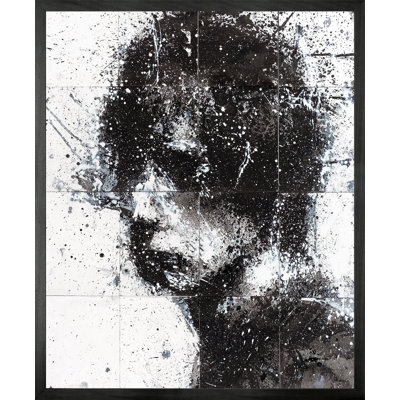 Head Of Mike 3 by Harry Simmonds - Single Picture Frame Print on Canvas