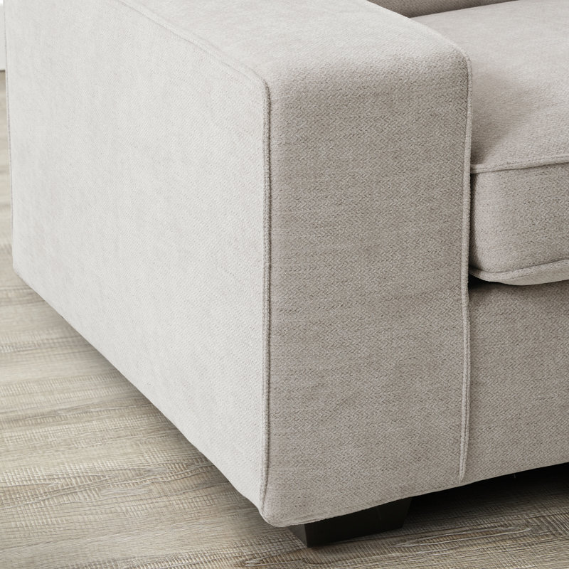 Hilmi Upholstered 88.58'' Sofa, Beige 100% Polyester