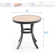 2-person Patio Dining Set With Wood-like Table