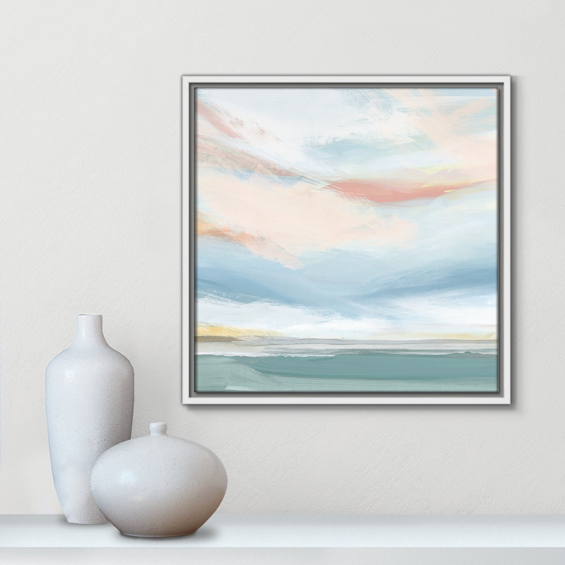 «Delphi Sweetness I» par Isabelle Z - reproduction, Toile avec cadre blanc, H 17,5 po x l 17,5 po x P 2 po