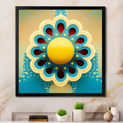 «Blossoming Golden Moon I», reproduction sur toile