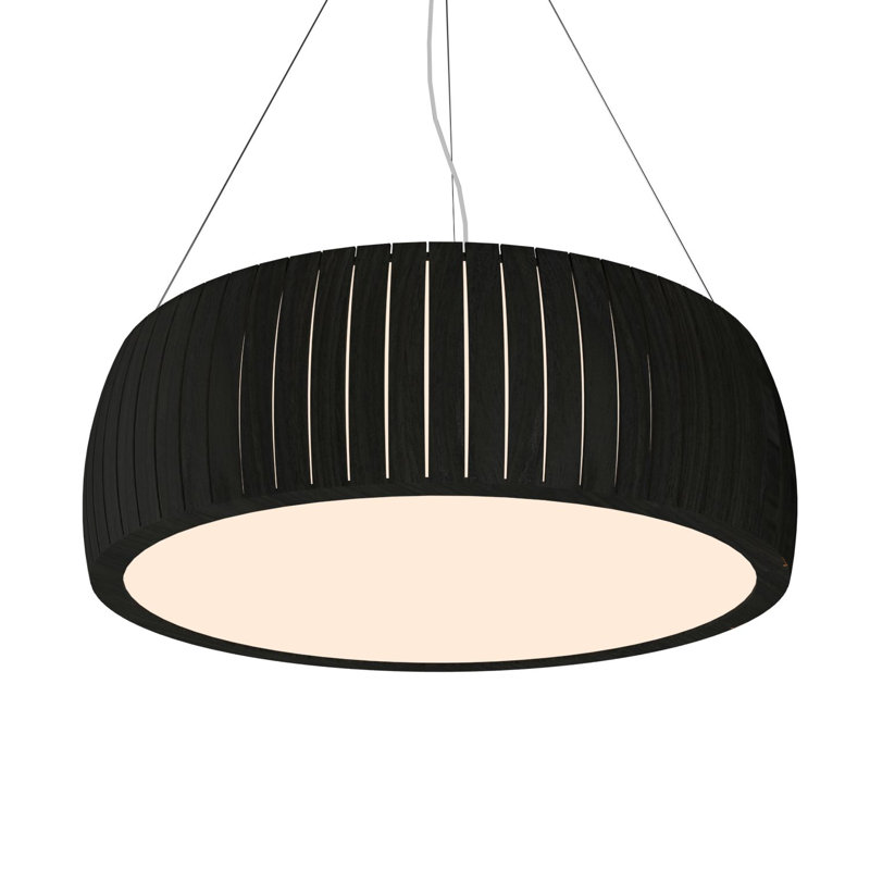 Barril Chandelier, 7.48" H x 23.62" W x 23.62" D, Charcoal, 3