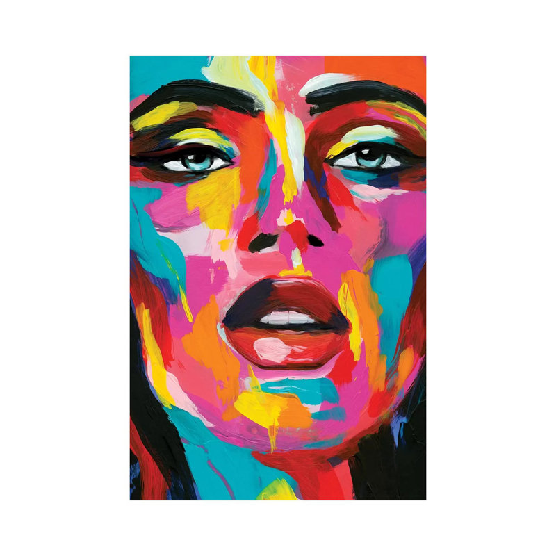 Prismatic Pout II by Annie Warren - Wrapped Canvas Gallery-Wrapped Canvas Giclée, 66.04 cm H x 45.72 cm W x 1.91 cm D