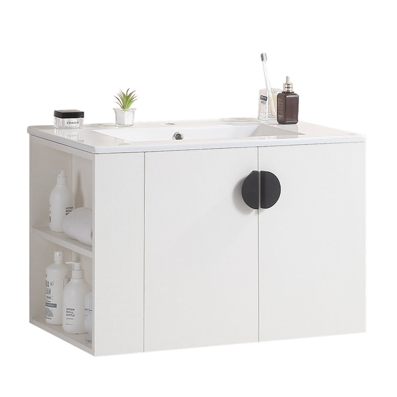 Rangement de salle de bain Vitolis, Blanc