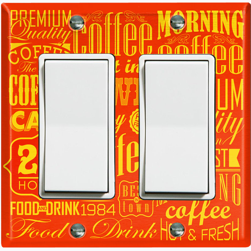 Food & Beverage Themed 2 - Gang Rocker Standard Wall Plate