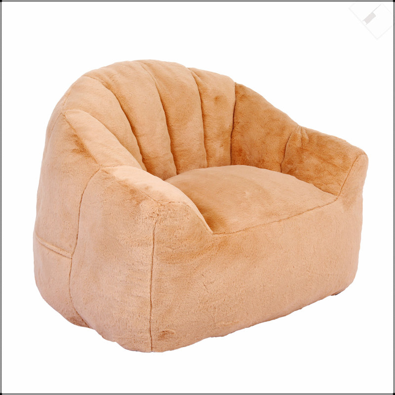 Fauteuil à billes surdimensionné avec accoudoirs, mousse haute densité, confortable et polyvalent pour les adultes dans le salon et la chambre à coucher