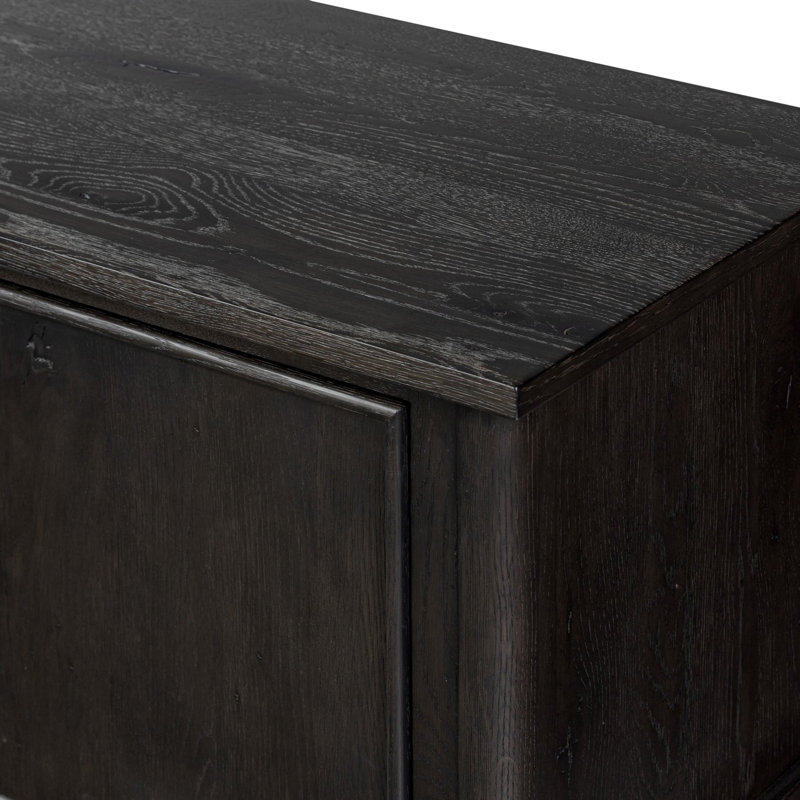Bari Sideboard, Smoked Black Resawn Oak