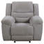 Fauteuil inclinable et oscillant gris Sebring
