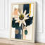 Daisy and Geometry Botanical - Wrapped Canvas-1709528081-1709528088