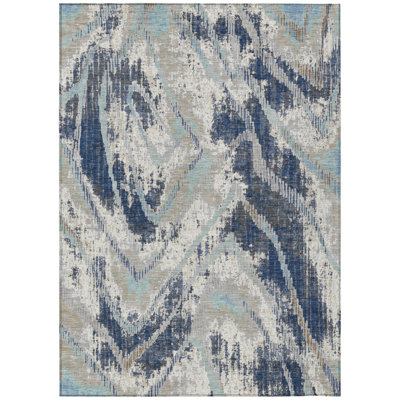 Machine Washable Indoor/Outdoor Chantille ACN2927 Modern Rug