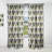 Circular Abstract Retro Geometric II - Geometric Mid-Century Modern Blackout Curtain Single Panel-302130855