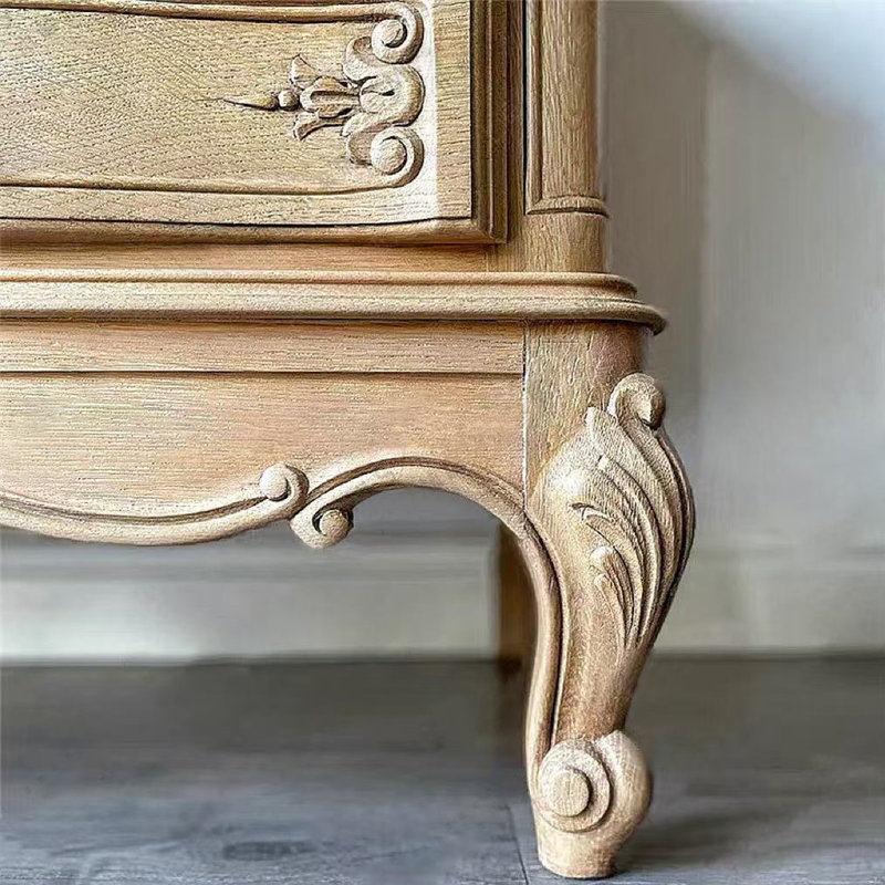 Commode décorative de style américain sculptée