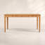 Bureau d'écriture cannelé à 1 tiroir Dumont Modern Farmhouse