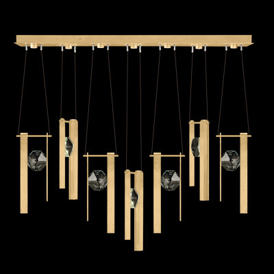 Luminaire suspendu linéaire l 60 po avec charme Aria 3
