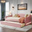 Upholstered Daybed With Led Light And Trundle-373728724