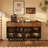 Walnut Solid Wood Sideboard-890956438