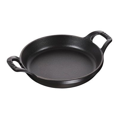 Staub Cast Iron 4.5-inch Mini Round Gratin Frying Pan