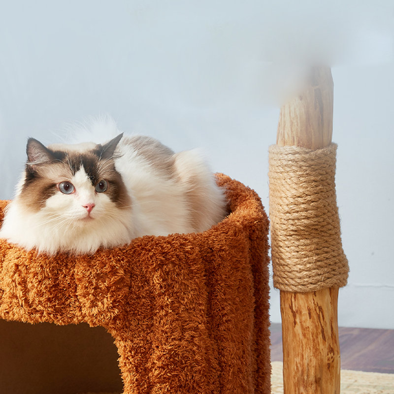 3 Tiers Cat Tree with Condons,Perch,Scratching Posts