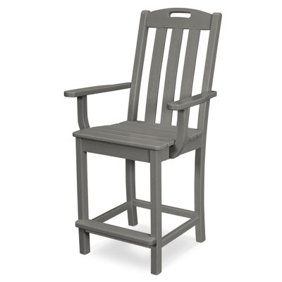 POLYWOOD Yacht Club Bar Arm Chair by Trex Outdoor