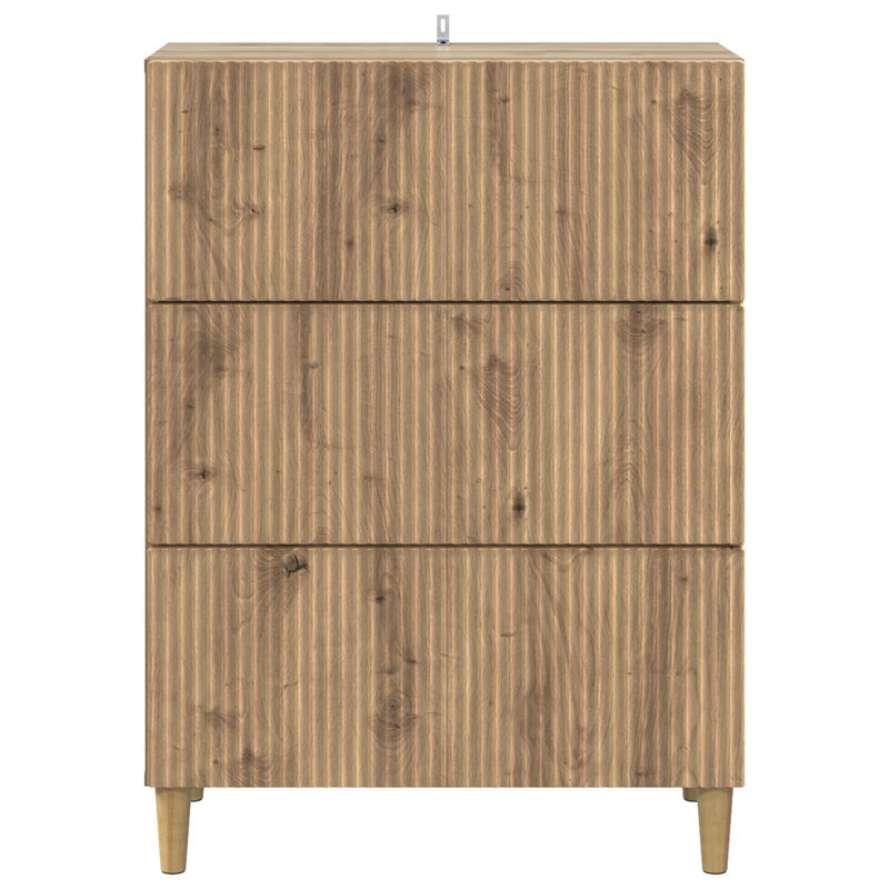 Standard Accent Chest, 90cm H x 66cm W x 34.5cm D, Artisan Oak