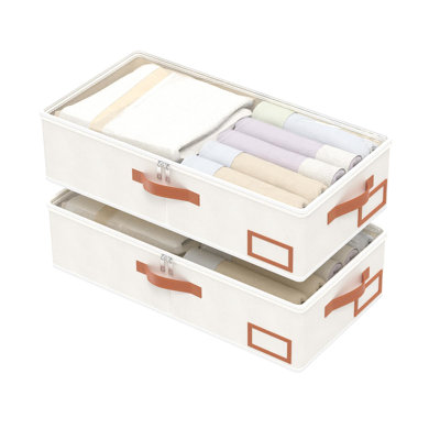 Brayden Studio Fabric Underbed Storage