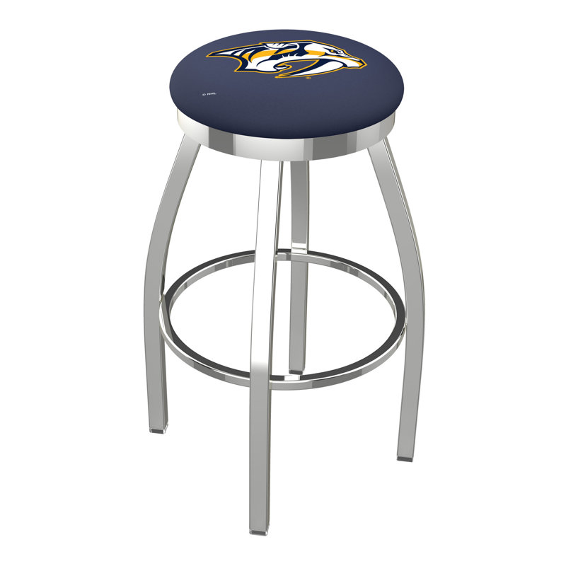 Tabouret pivotant très haut NHL, Nashville Predators, Chrome, Très grand (siège d'une hauteur de 36 po)