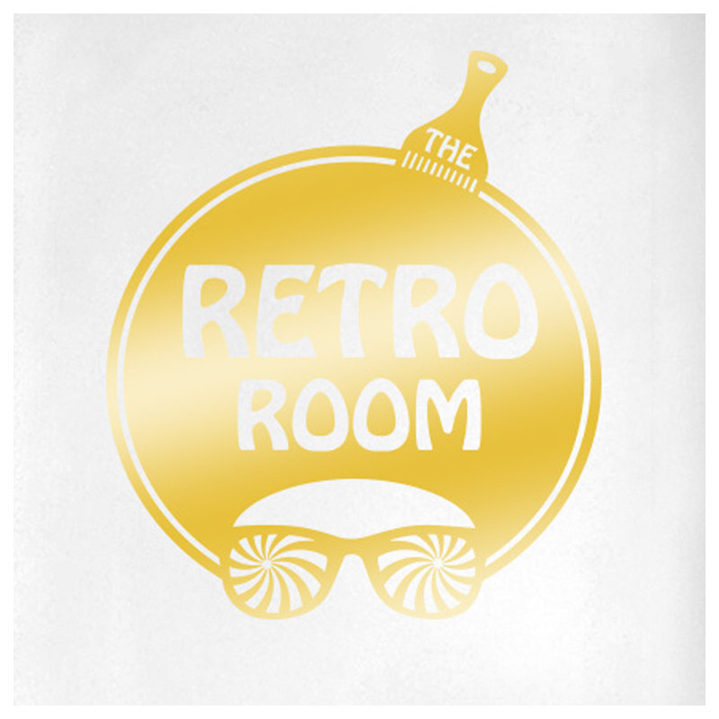 Wall Decal, Shiny Gold