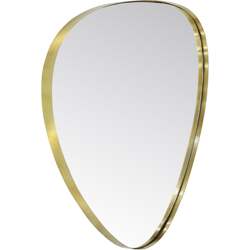 Mirsha Mirror, 36" x 29", Brushed Gold