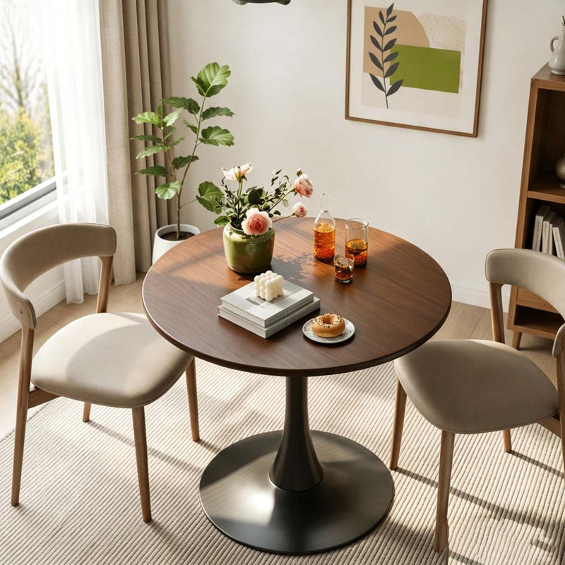 Table de salle à manger moderne, Walnut
