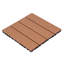 Ensemble de tuiles de terrasse en bois et en plastique composite de 20 pièces-113414257