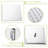 Dual Shower Head In - 16" Square Ceiling Mount System With -balanced Valve, Rainfall And Handheld, Easy Installation Discoloration Resistance 16 Inch Degradation-118013295