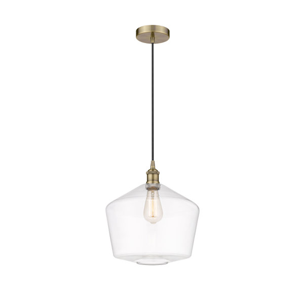 Beachcrest Home Gabbie 1 - Light Schoolhouse Pendant | Wayfair