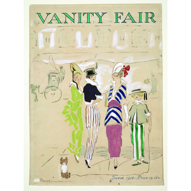 Vanity Fair - reproduction sur toile tendue, H 32 po x l 24 po